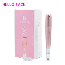 Автоматическая Беспроводная Дерма ручка Ultima МТС Перманентный макияж Татуировка ручка с 2 картриджами микроиглы комплект дермапланинг лицо ролик