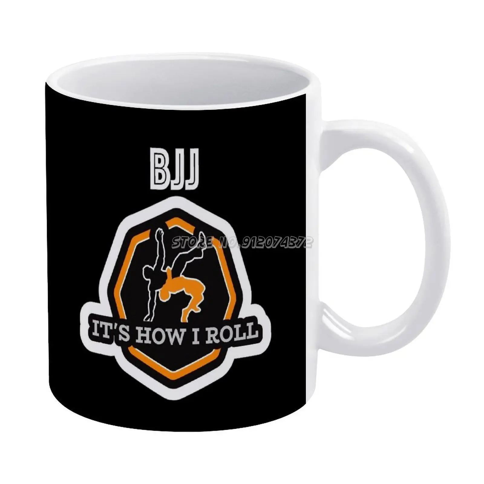 Bjj: вот как Я вращаюсь! Jiu Jitsu Смешанные боевые искусства дизайнерские кофейные