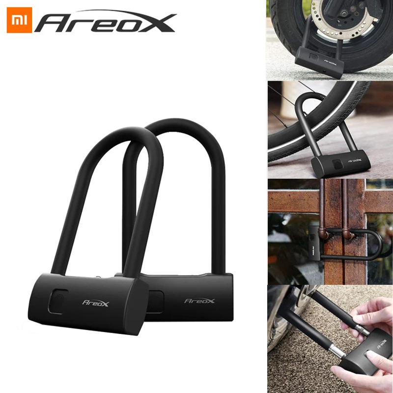 Оригинальный Умный Замок Xiaomi AreoX с отпечатком пальца U замок раздвижная дверь
