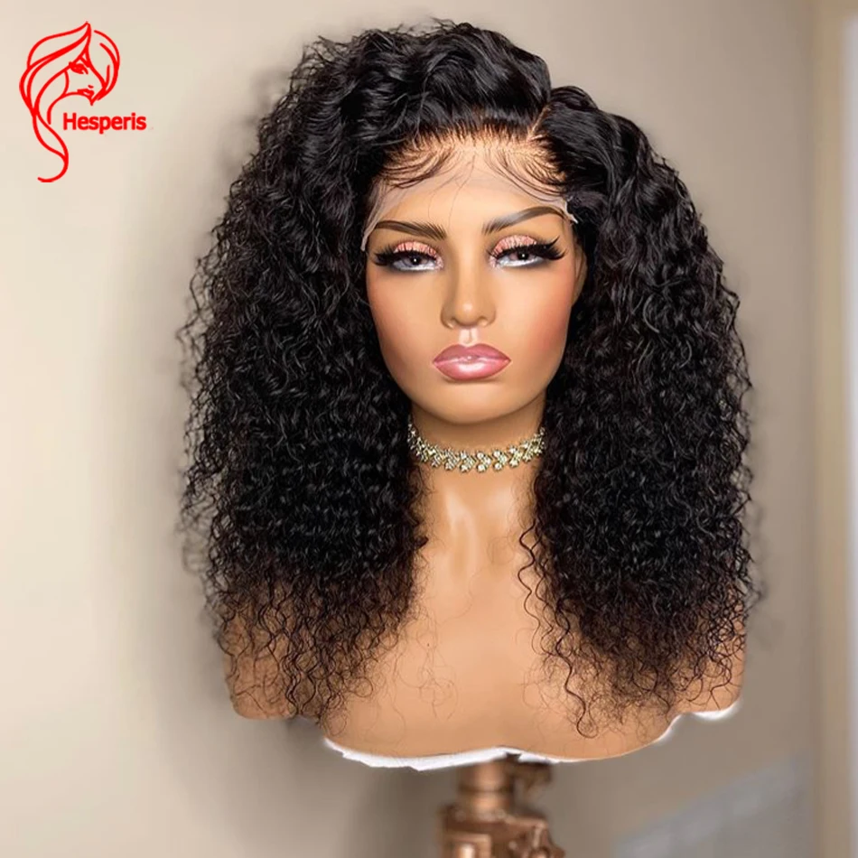 Hesperis Silk Base Scalp Top 5.5x4.5 Closure Wig 180 Density Remy Brazilian Lace Frontal Human Hair Wigs Glueless Curly Wigs
