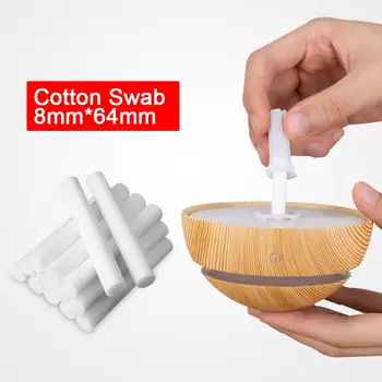 

8mm*70mm Cotton Swab for Air Humidifier for car diffuser Aroma Diffuser Humidifiers Filters Can Be Cut Replace Parts 10 PCS/Lot
