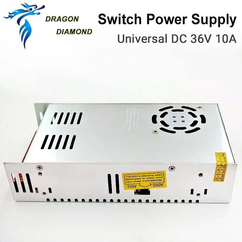 Универсальный импульсный источник питания DC 36V 10A 360W DC, источники питания светодиодный трансформатор драйвера