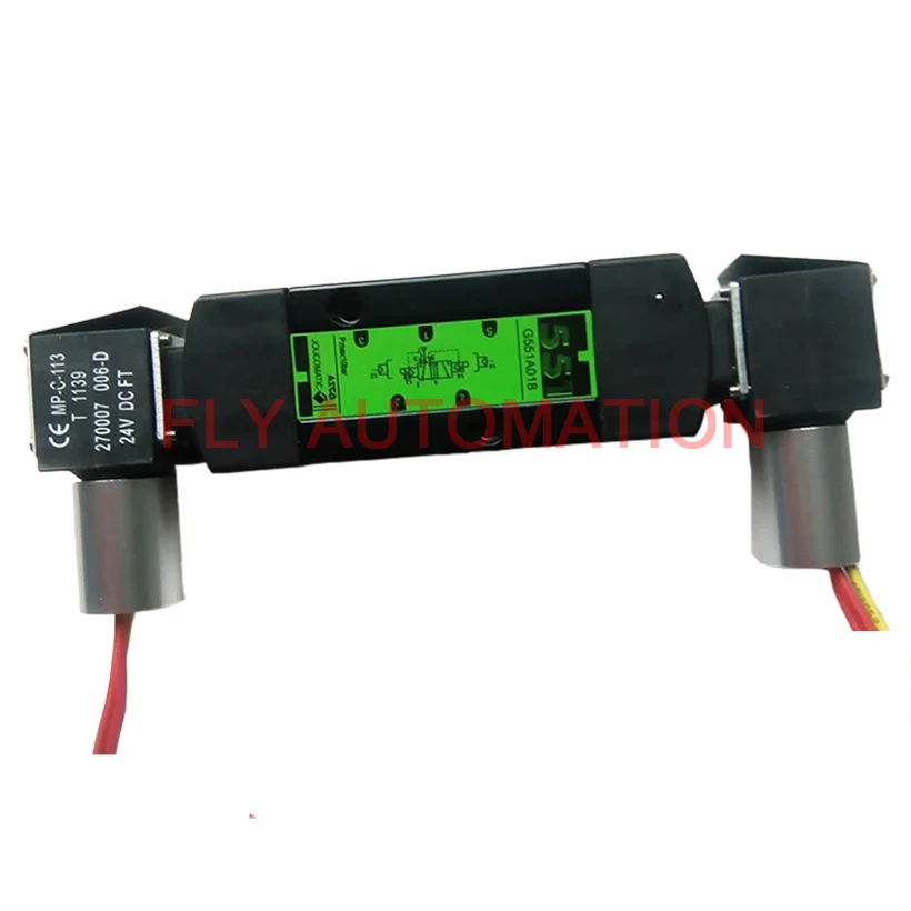 Алюминиевый Соленоидный клапан SCG551A018MS G551A018 ASCO 551 Series 1/4 дюйма с одинарным/двойным