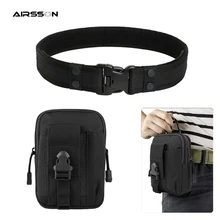 Боевой 2 дюймов холст Duty тактический спортивный ремень с пластиковой пряжкой армейский военный Регулируемый Открытый Крюк для вентилятора и петли пояс