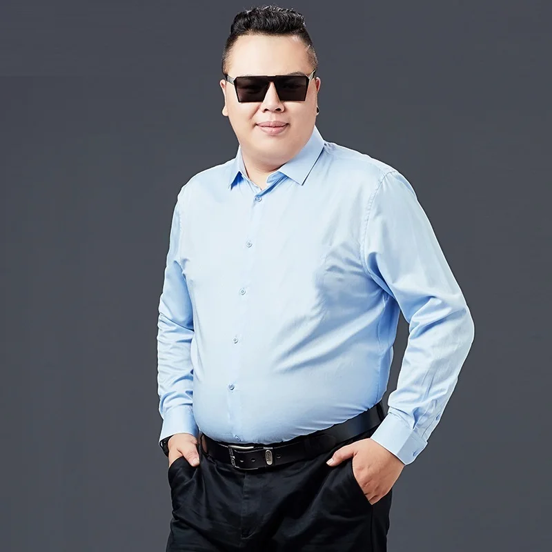 Большие размеры большие 6XL 8XL 9XL 10XL 12XL 14XL рубашки мужские с длинным рукавом хлопок деловые мужские розовые черные офисные рубашки 54 52 58