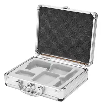 

Tattoo Carrying Case Machine Storage Box Lock Padded Box Organizer AluminumAlloy