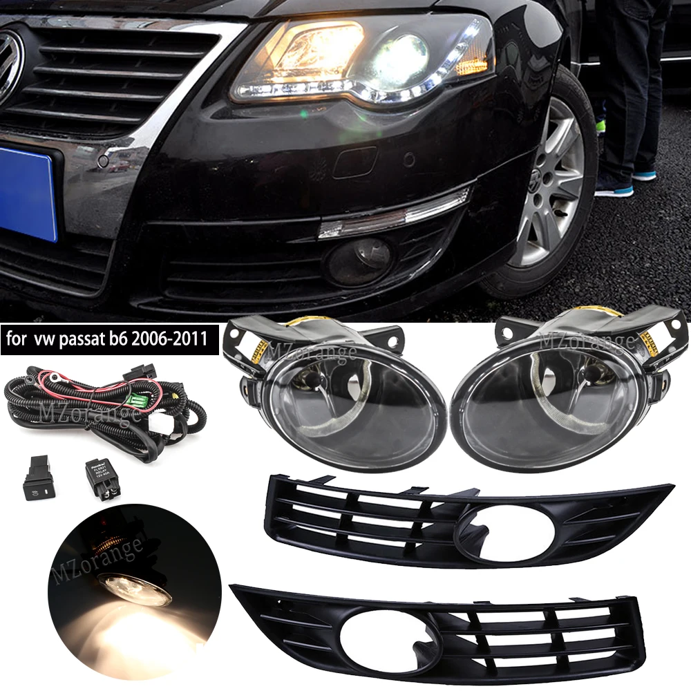 Противотуманные светильник ры s для Volkswagen passat b6 2006-2011 противотуманные фары крышка