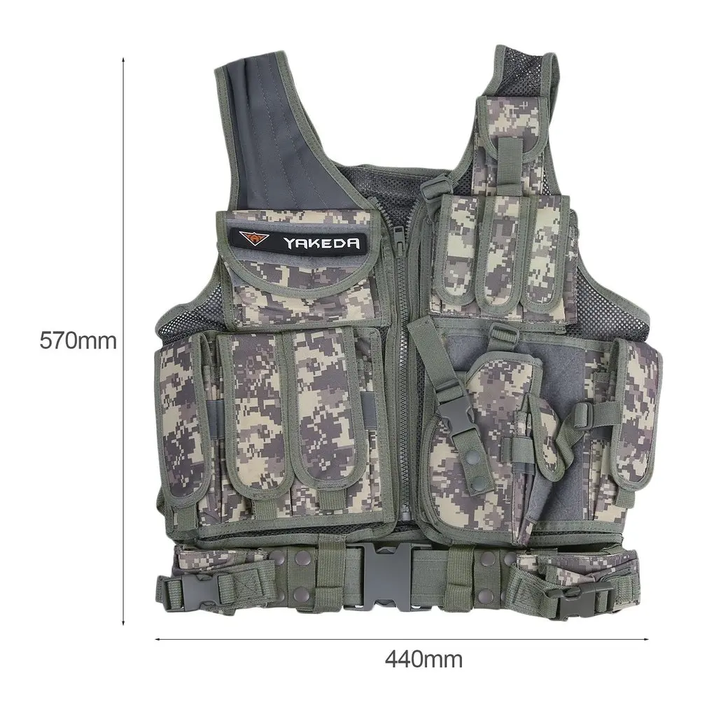 Men's Military Tactical Vest Military Molle Combat Assault Plate Carrier Vest CS Outdoor Clothing Hunting Vest