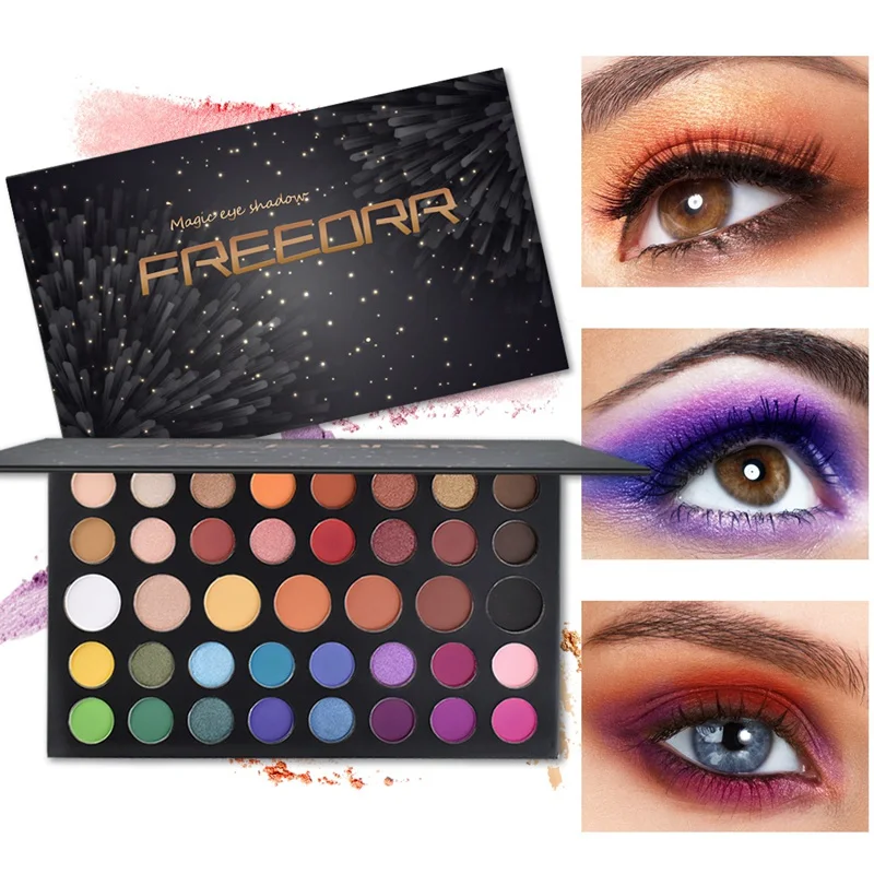 39-color Matte Shimmer Eyeshadow Palette Long-lasting Waterproof Smudge-proof Eye Shadow Hot