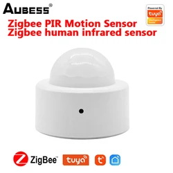 Zigbee – Mini capteur de mouvement humain intelligent Tuya 3.0, transducteur PIR du corps, vie intelligente, sécurité de la maison avec passerelle Aubess 