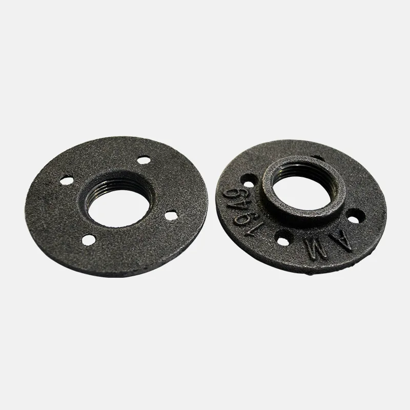 

Manufacturers Direct Selling Retro Cast-iron Flange Piece Four-Hole 4 Hours And 6 Hours Malleable Cast Iron Pipe Fitting Crafts