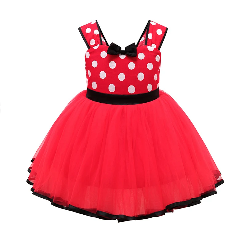 Baby Girl Minnie Mickey Cartoon Dress 