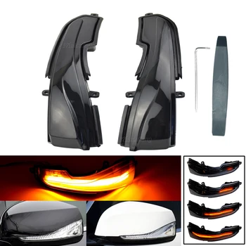 

2PCS Dynamic Blinker LED Turn Signal Light Side Mirror Sequential Lamp For Infiniti Q30 Q50 Q60 Q70 QX50 QX60 QX70 Skyline
