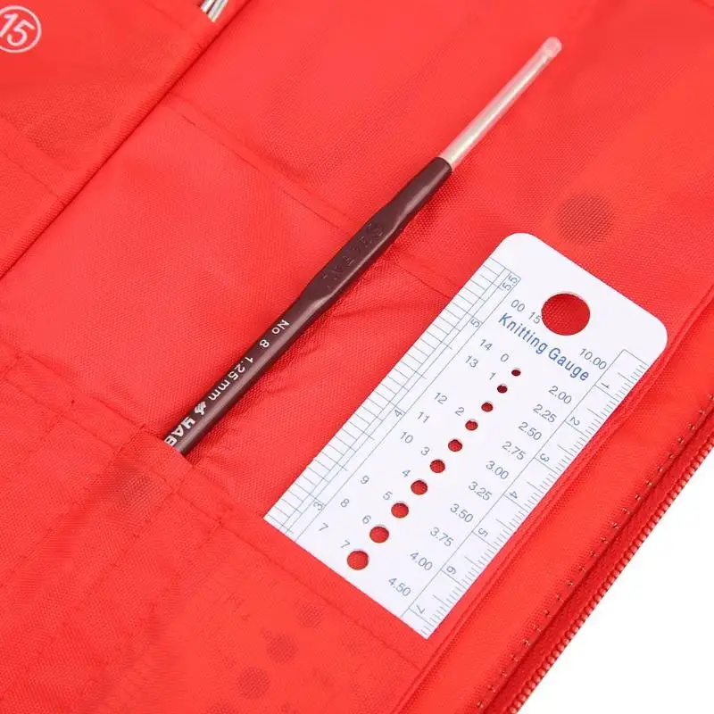 33 пары ручных швейных игл крючок для вязания из нержавеющей стали круговые спицы для Вязания Свитера вязаные плетения ремесленные швейные инструменты