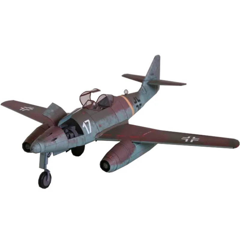 Немецкий Me-262 Fighter 1:33 GPM версия DIY 3D бумажная карточка модель Конструкторы строительные игрушки развивающие игрушки Военная Модель