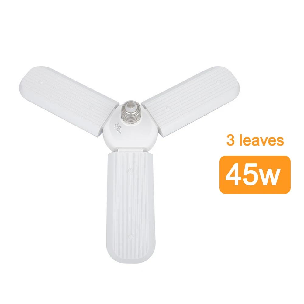 cool white 45W Светодиодный деформируемая игрушка гараж светильник светодиодный потолочный светильник 2/3/4 панели 30 Вт/36 Вт/45 Вт/60 Вт Холодный белый/теплый белый - Цвет: cool white 45W