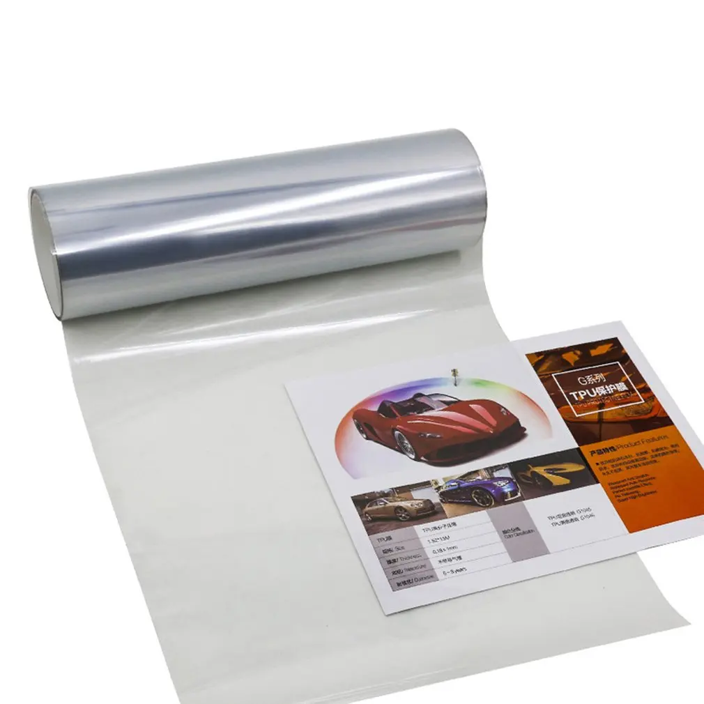30*100cm Color Changing Stickers Translucent Film Headlights Taillights Styling Protection Film Car Accessory - Цвет: Transparent