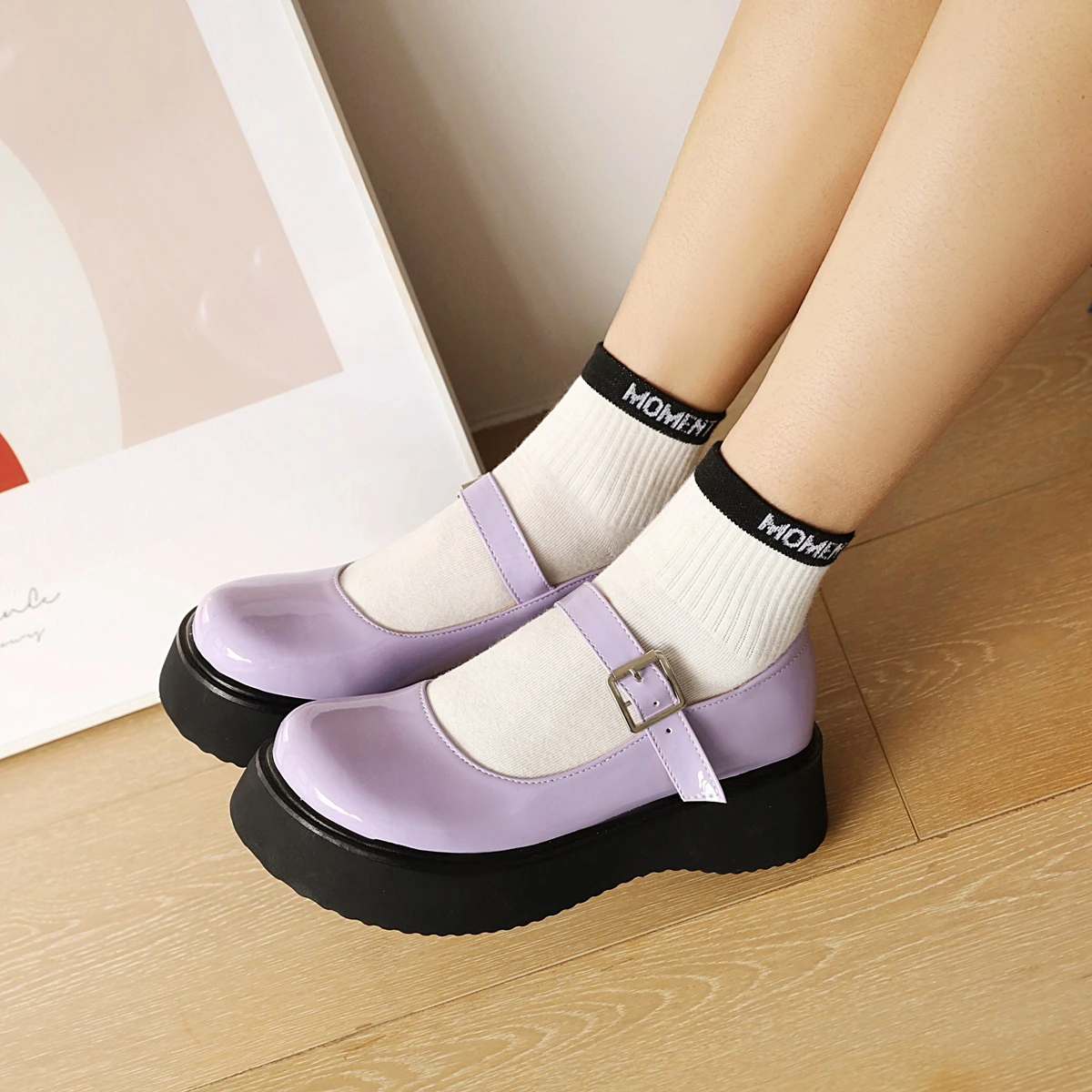 large size mary jane shoes