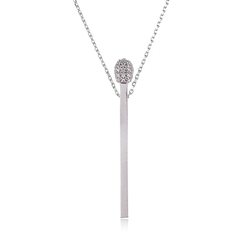 Новинка, креативное серебряное ожерелье, цепочка для ключицы, трехмерная подвеска, женское ожерелье, ювелирные аксессуары