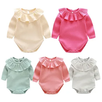 

Baby Girl Romper 0-2Y Autumn Winter Newborn Baby Clothes for Girls Long Sleeve Kids Boys Jumpsuit Baby Boys Outfits Clothes