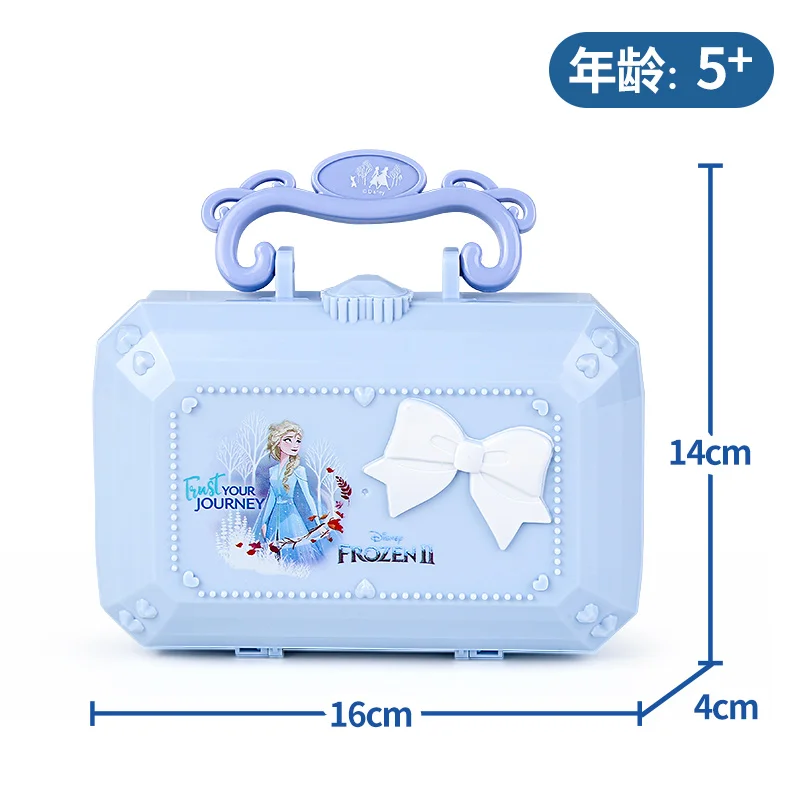 Disney girls frozen princess elsa Cosmetics Make up set  polish Beauty makeup box With original box  kids Christmas present 3