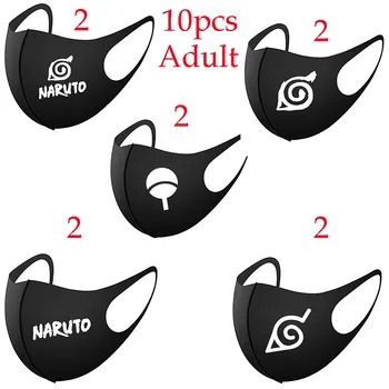 

Anime Naruto Mask Winter Reusable Facemask Cute Cotton Face Mask Print Masker Cartoon Cosplay Mask
