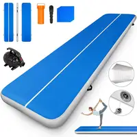 Gymasntics Track 7M/8M/10M*2M*0.2M Inflatable AirTrack Tumbling Mat Air Track Floor Mats With Electric Pump Home Use/Training 2