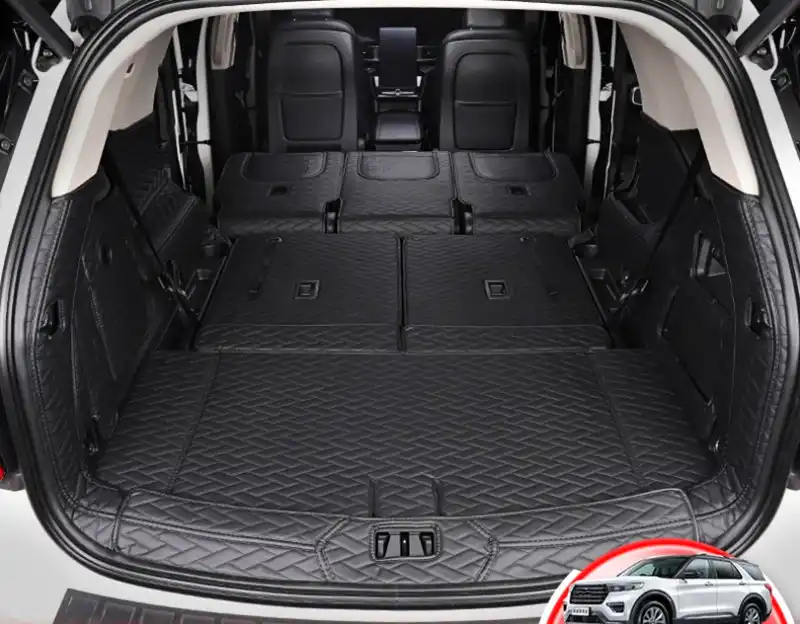 Best Quality Full Set Car Trunk Mats For Ford Explorer 6 7 Seats Durable Boot Carpets Cargo Liner Mats For Explorer Aliexpress