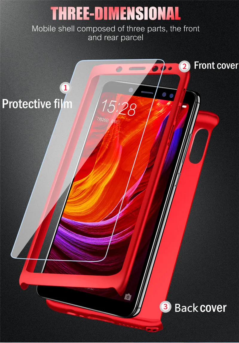 case for iphone se 360 Full Protective Cases for Xiaomi POCO M3 X3 NFC F1 Mi 10T Lite 5G Mi Note 10 Pro Mi A1 A2 Mi A3 Lite Mi 8 Mi 9 SE Play Cover iphone se leather case