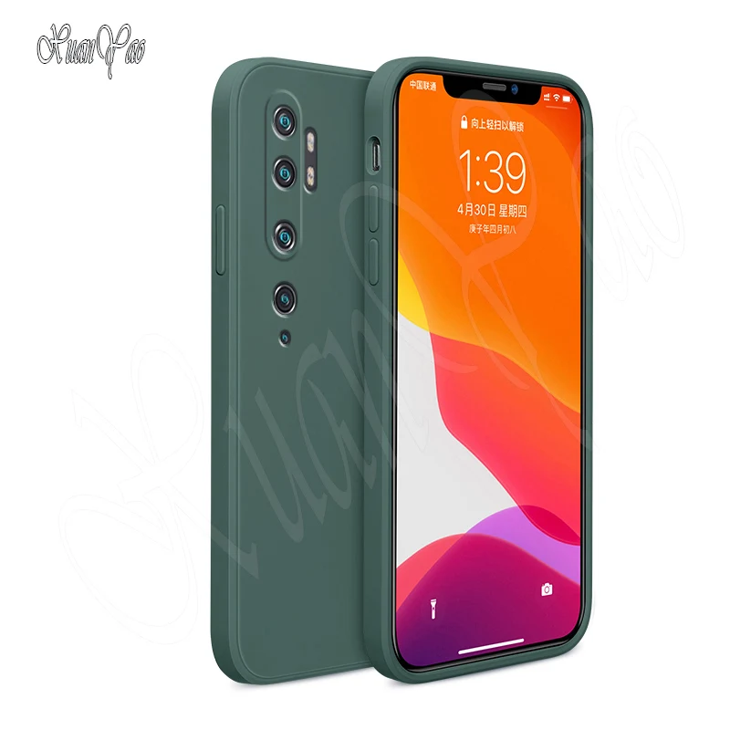 Note 10 Lite Case XUANYAO Luxury Silicone Coque For Xiaomi Mi Note 10 Pro Case Cover Ultra Slim Soft Shockproof Cases Mi_voghion.com