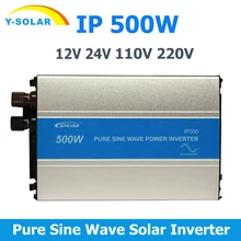 EPever IPower 500W falownik solarny 12V24V wejście 110V 220V wyjście z sieci czysta fala sinusoidalna falownik 50HZ 60HZ inwerter słoneczny