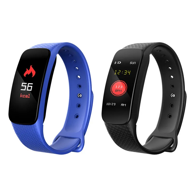 

Smart Wristband Heart Rate Blood Pressure Monitor IP67 Waterproof Color Screen Fitness Tracker Heart Rate Band Sports Bracelet