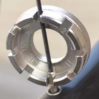 Велосипедный спиц ниппельный гаечный ключ с 8 канавками, регулировочный гаечный ключ, оцинкованный инструмент для ремонта