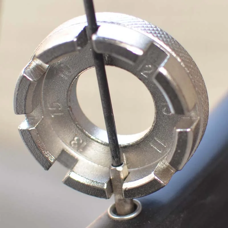 llave de ajuste de llanta de bicicleta Llave para pezón de radios de bicicleta 