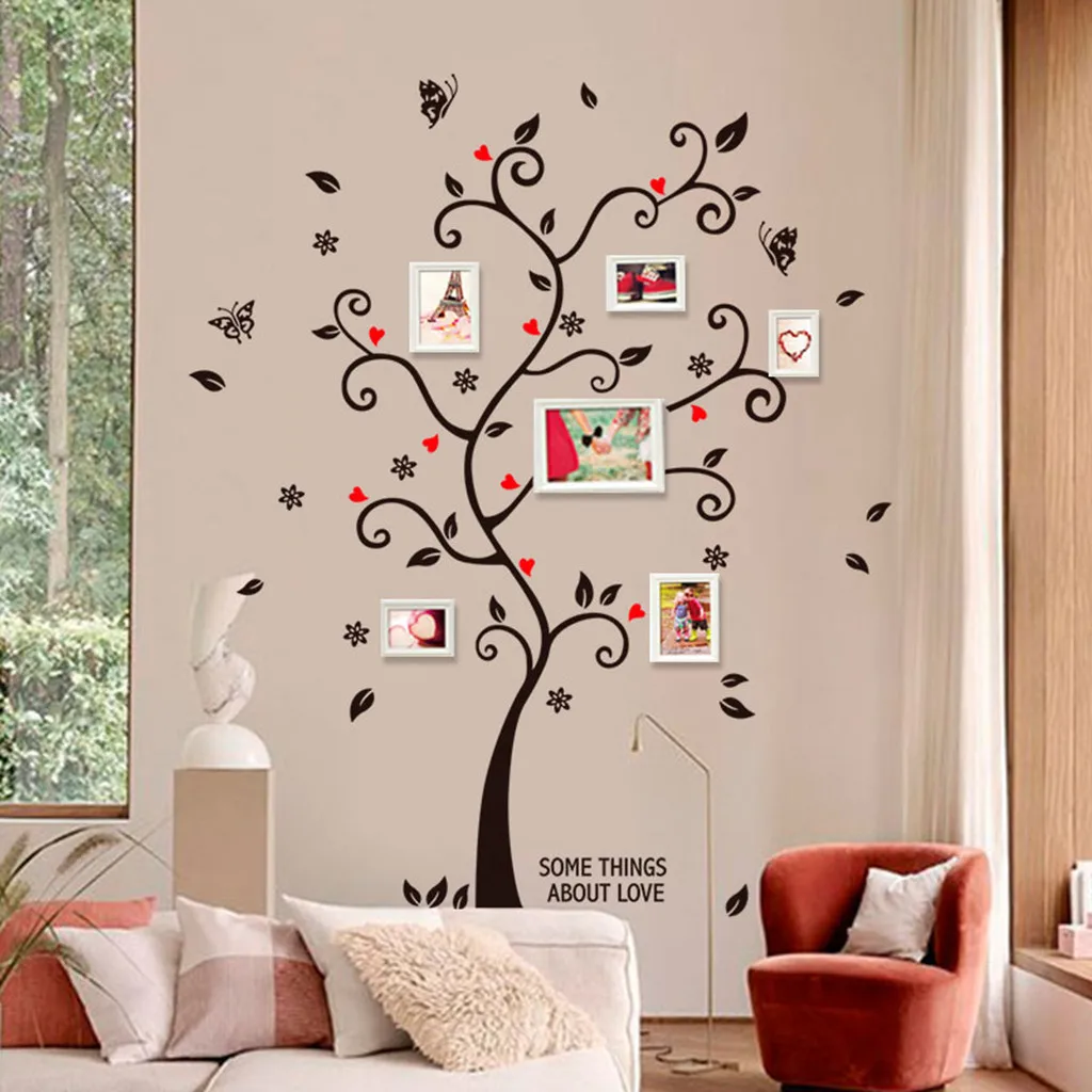 Some Things About Love Memory Photo Tree Wall Sticker Home Decor