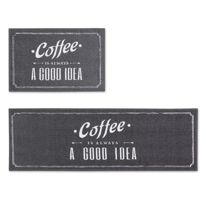 

Kitchen Mat Bathroom Anti-slip Latex Pad Rugs Living Room Balcony Bathroom Printed Carpet Doormat Hallway Bath Mat Home Entrance