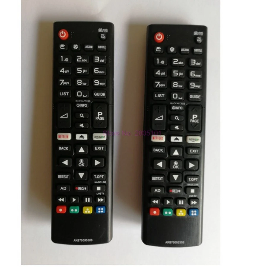 Dhl или fedex 50 шт. AKB75095308 пульт дистанционного управления подходит для LG TV 43UJ6309 49UJ6309