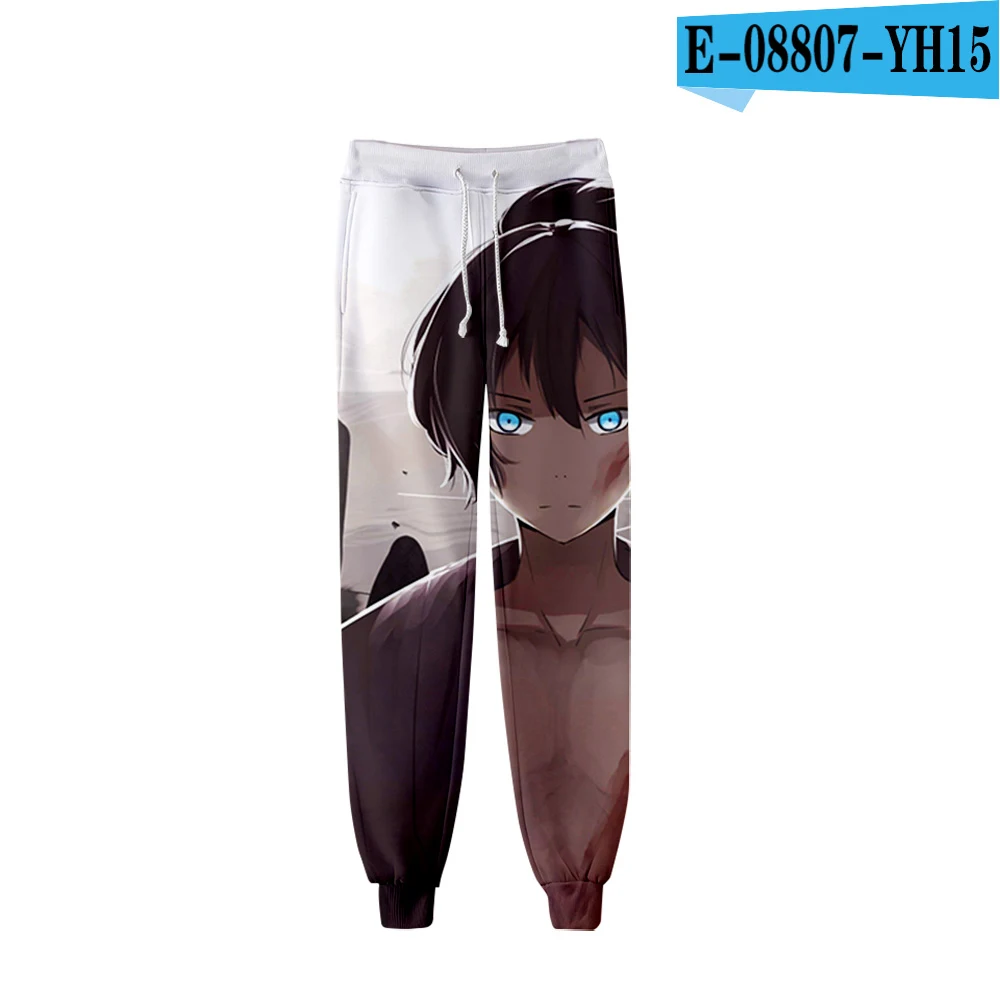 Noragami/штаны унисекс с героями мультфильмов; высококачественные спортивные штаны; брюки; модные трендовые удобные повседневные брюки - Цвет: 4
