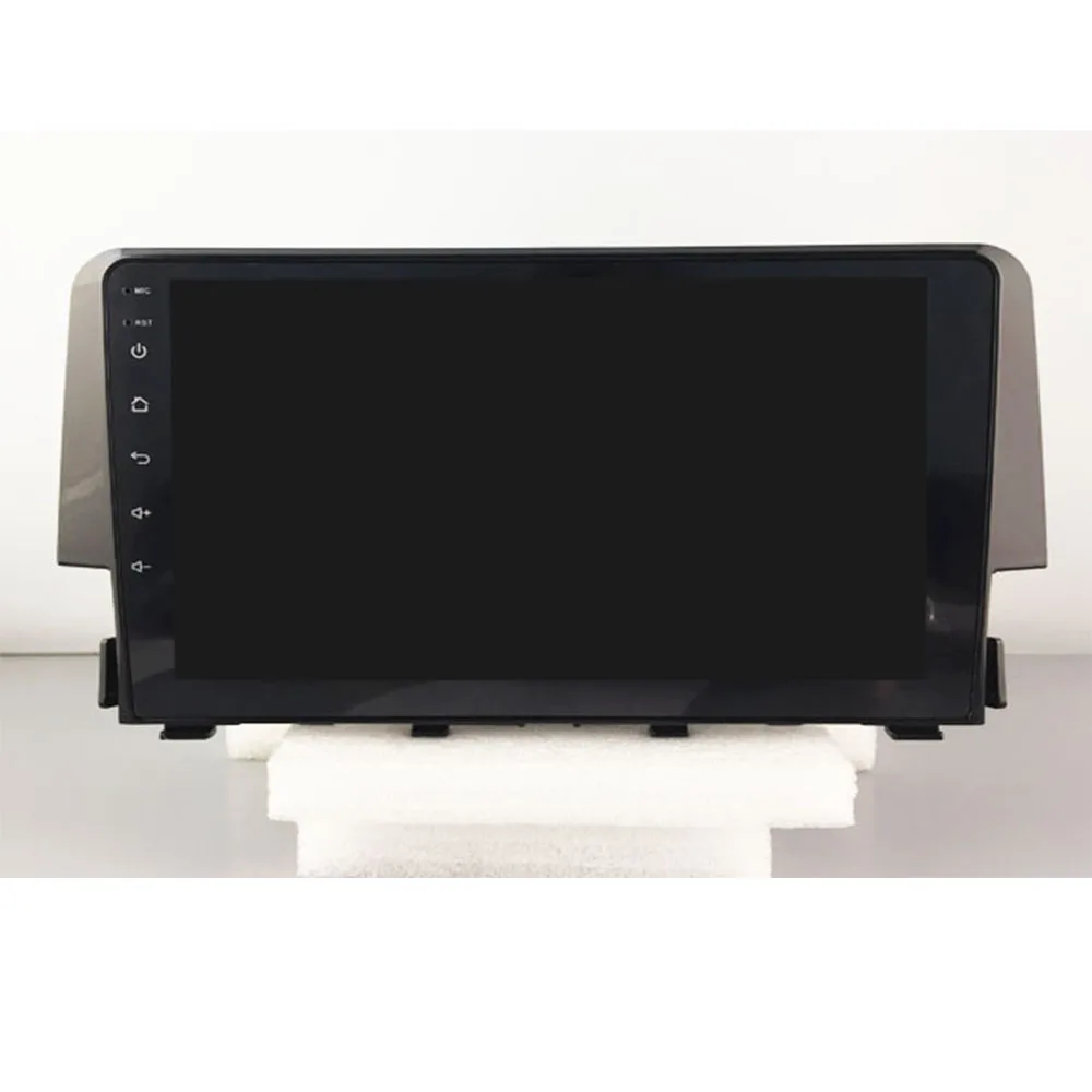 Top 9" 2 din android 9.0 Car Radio Car DVD Player for Honda Civic 2016-2019 head unit Car Audio Stereo BT USB 3G  camera 5