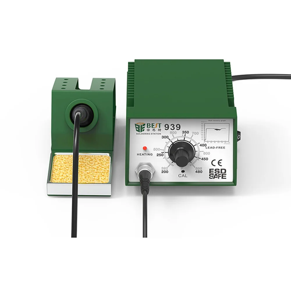

BST-939 Lead-free Soldering Iron 60W Soldering Station Ceramic Heater Intelligent