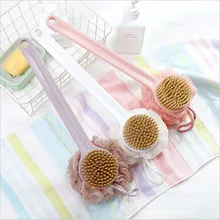 Мягкая щетина, длинная ручка, сетка, губка в ванне, щетка, полотенце, полезный продукт, щетка для ванны, щетка для ванной