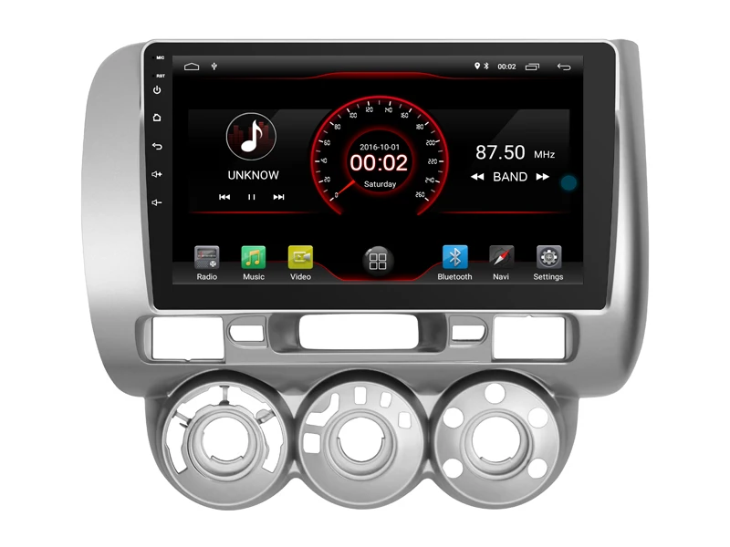 Excellent Car Multimedia Player 9inch IPS Screen Monitor GPS tape recorder Bluetooth Android 9.0 For HONDA FIT JAZZ 2006-2008 Auto Audio 5