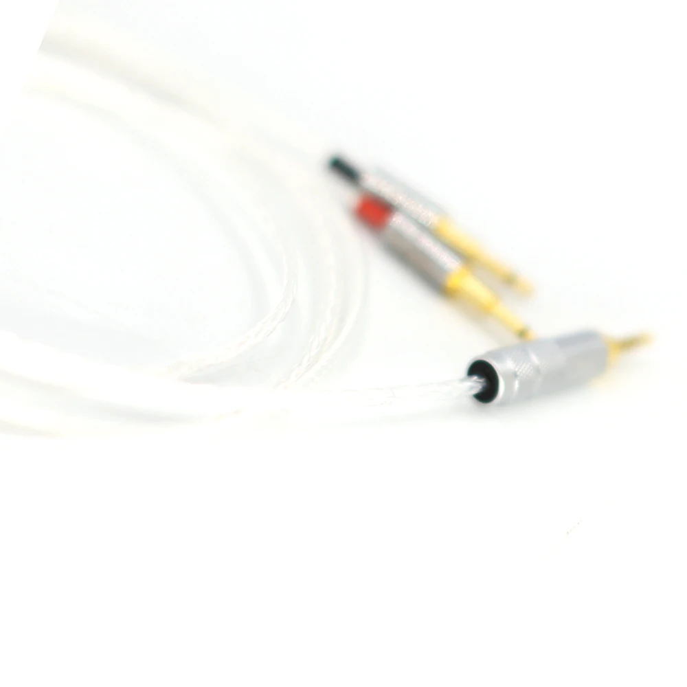 Copper colour 2 5mm 8core Silver Plated Headphone Upgrade Cable for HE1000 HE400S HE560 Oppo PM 1 PM 2