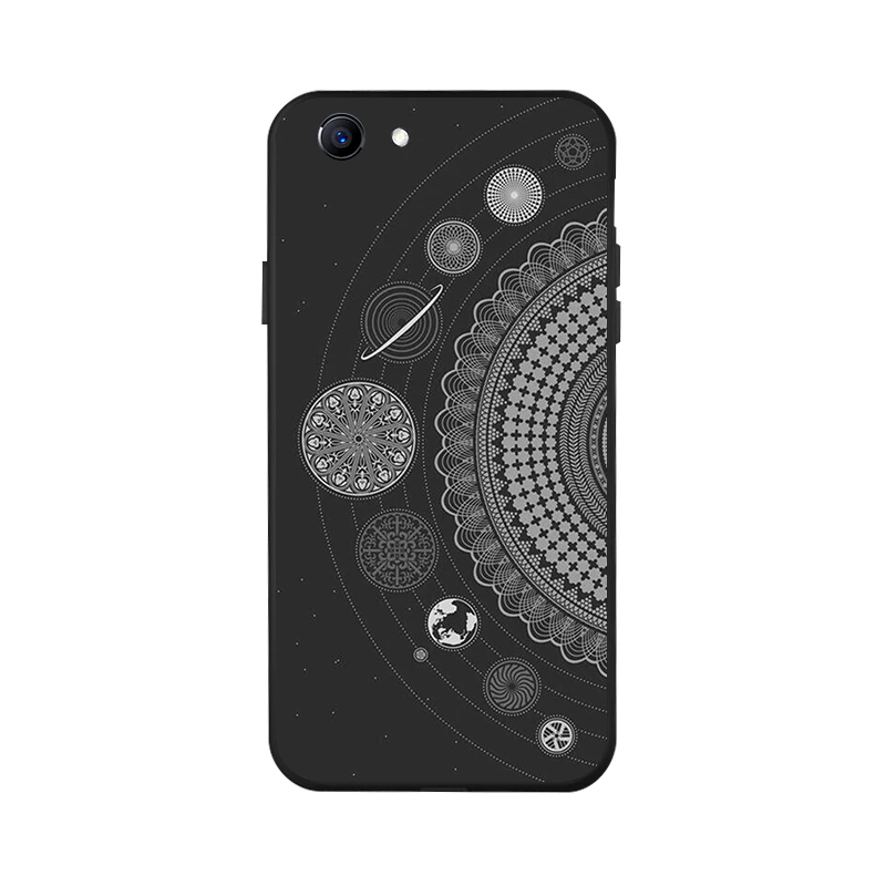 Fashion Black Silicone Case For OPPO Realme 1 Cases Soft TPU Phone Cover For Oppo A79 A71 A59 F3 F11 Coque Bumper Fundass - Цвет: X014