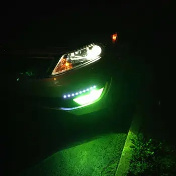 

Super Bright Car Lights Green H11 H8 Truck Driving Fog Lamps LED 12V DC