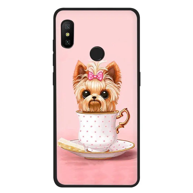 Мягкий ТПУ чехол для телефона EWAU йоркширский терьер собака для Xiaomi 6 8 9 SE A1 A2 Lite 9T CC9e A3 Pro MAX 3 F1 - Цвет: B10
