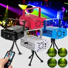 LED Lighting Stage Lights Wireless Mini Laser Projector Stage Lights Party Lighting Projector With Remote Control for DJ Disco