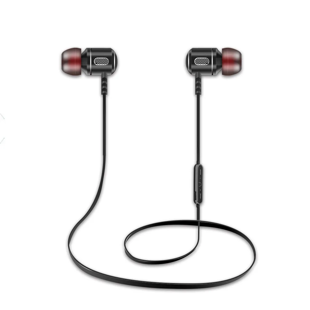 Comerow Новые поступления Bluetooth наушники спортивные беспроводные наушники бинауральные 5,0 наушники для бега металлические магнитные наушники
