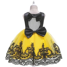 Кружевное платье-пачка для маленьких девочек, для От 1 до 5 лет, для маленьких девочек, на свадьбу, день рождения, вечеринку, Детский костюм, Рождественская одежда принцессы