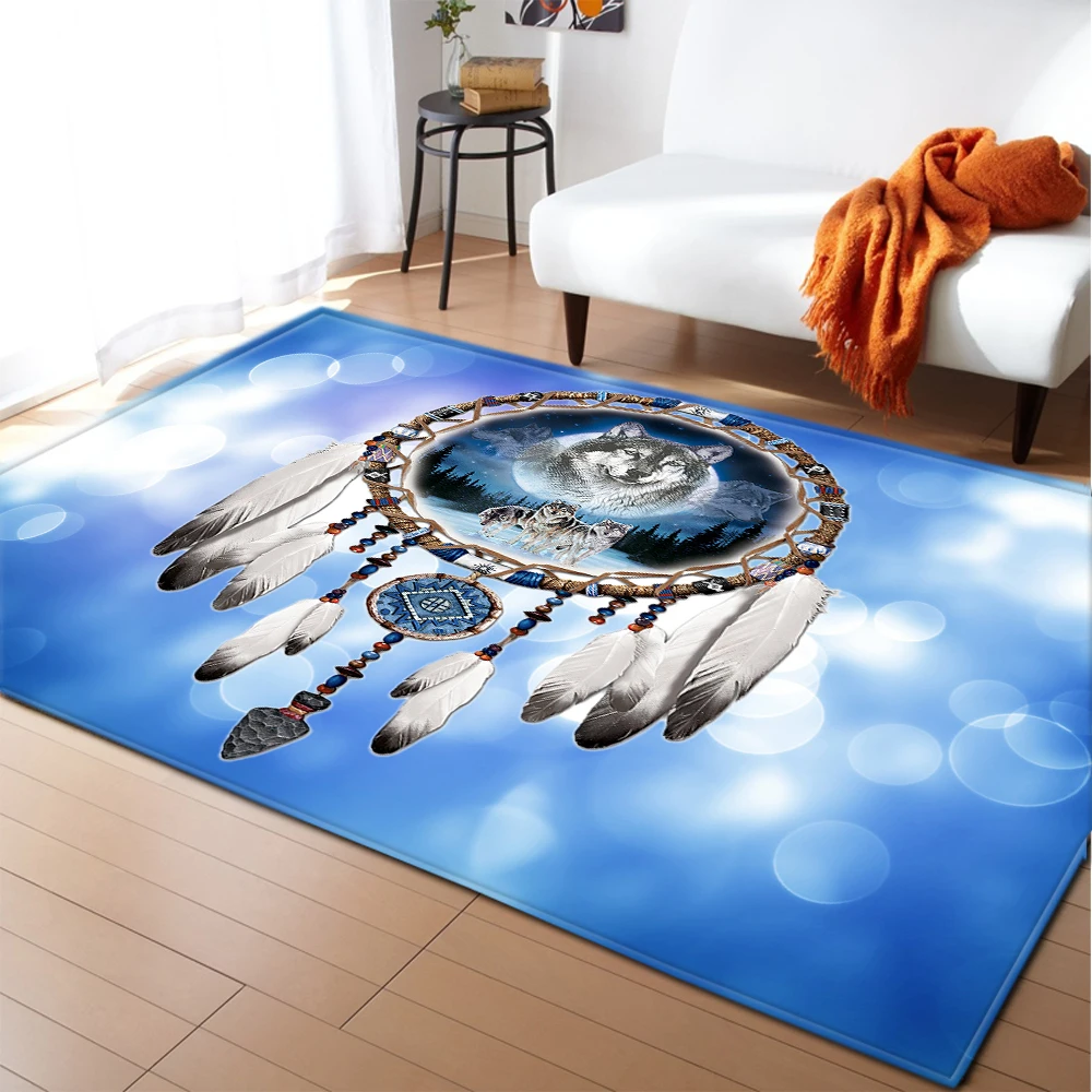 Dreamcatcher Large Carpet for Bedroom Decoration Bohemian Mandala Floor Anti slip Mat Home Big Area Rug Tapetes for Living Room|Carpet| - AliExpress